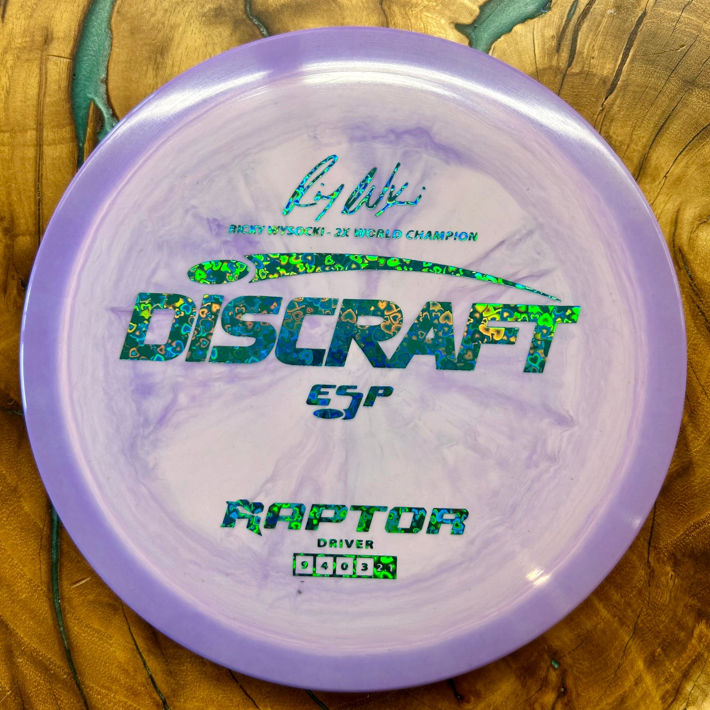 Discraft ESP Raptor - 2025 Ricky Wysocki Signature Series