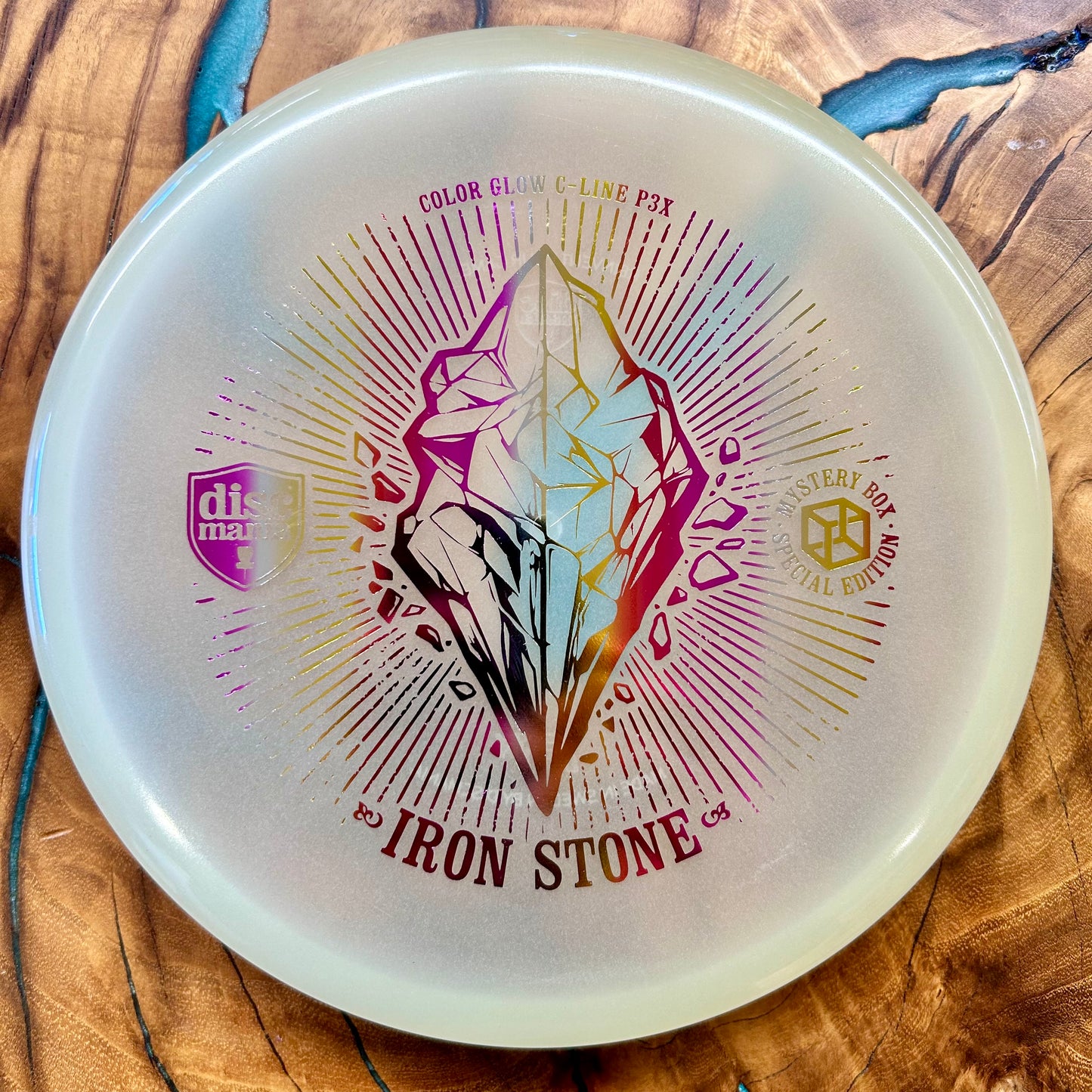 Discmania Color Glow C-Line P3X - First Run "Iron Stone"