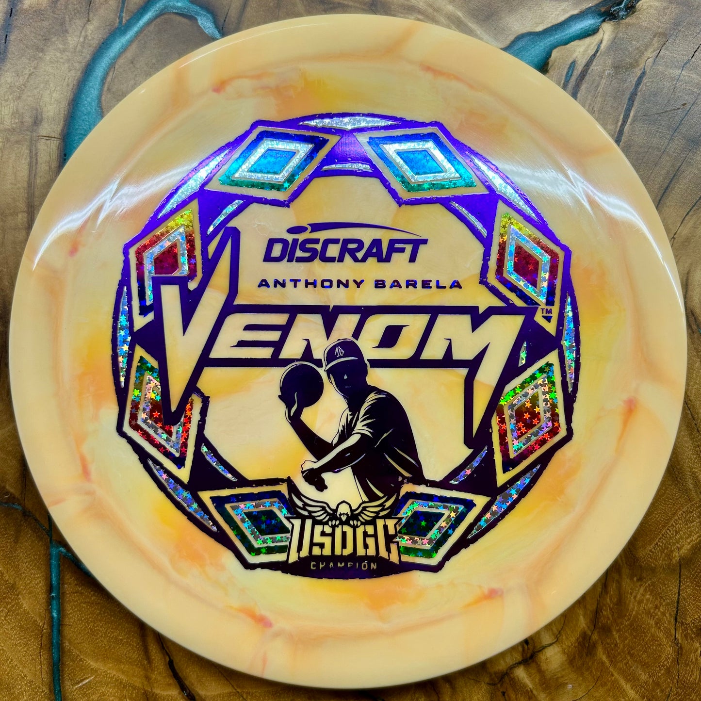 Discraft ESP Swirl Venom - Anthony Barela 2025 USDGC Edition