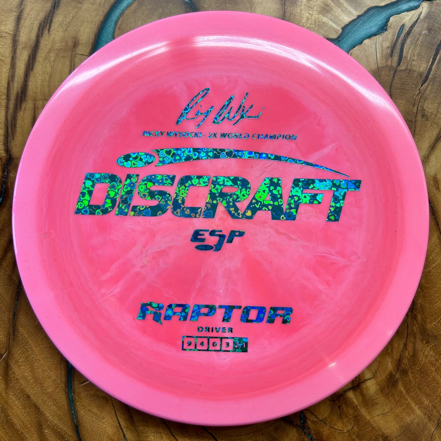 Discraft ESP Raptor - 2025 Ricky Wysocki Signature Series