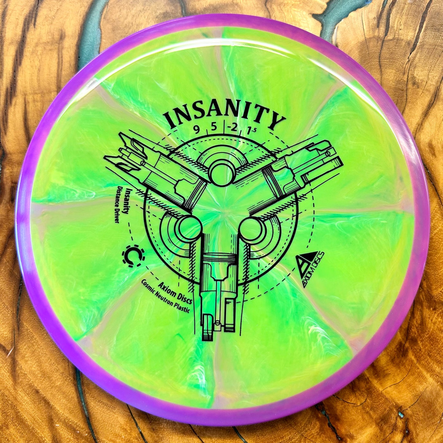 Axiom Discs Cosmic Neutron Insanity