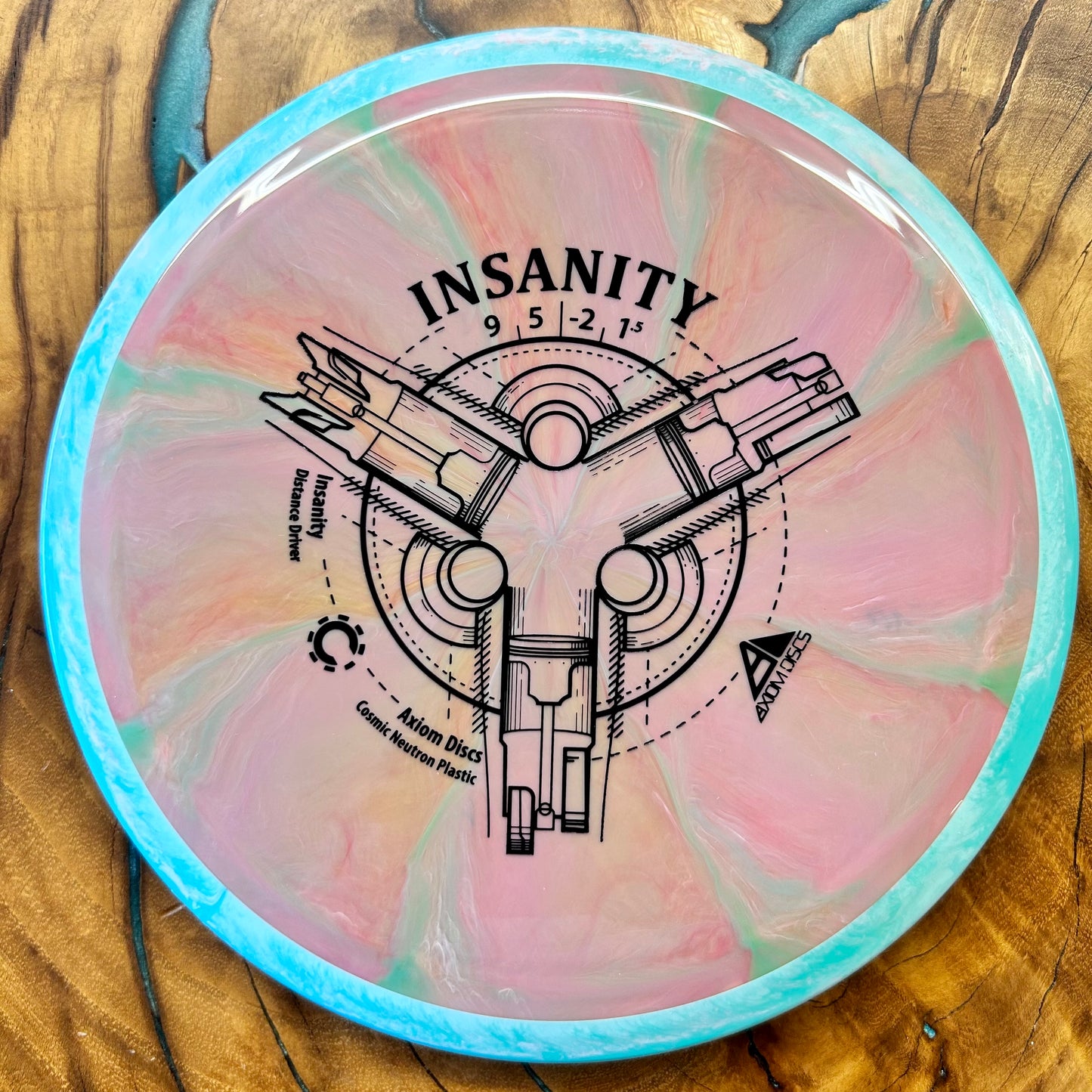 Axiom Discs Cosmic Neutron Insanity