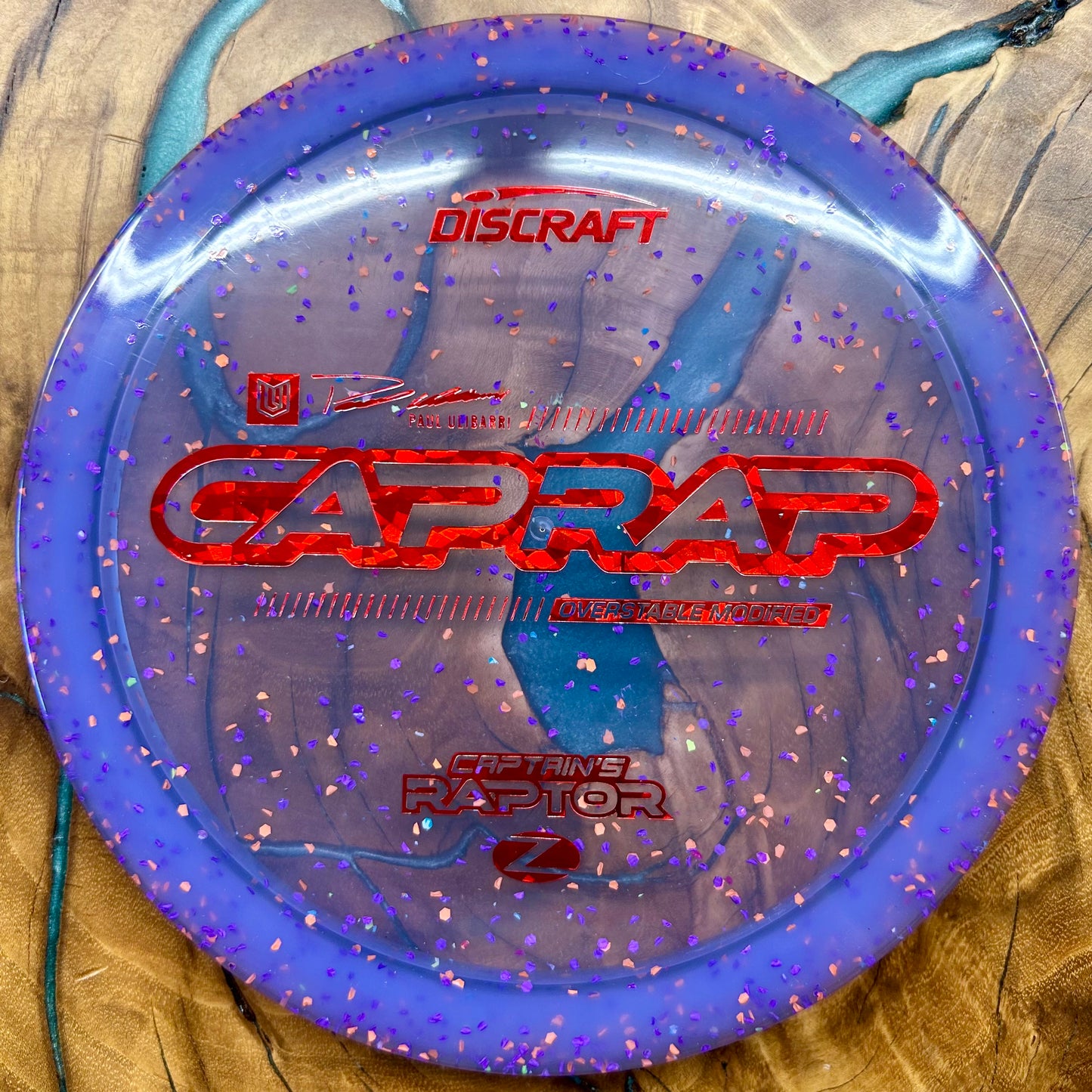 Discraft Ulibarri 2026 Z Confetti Captains Raptor