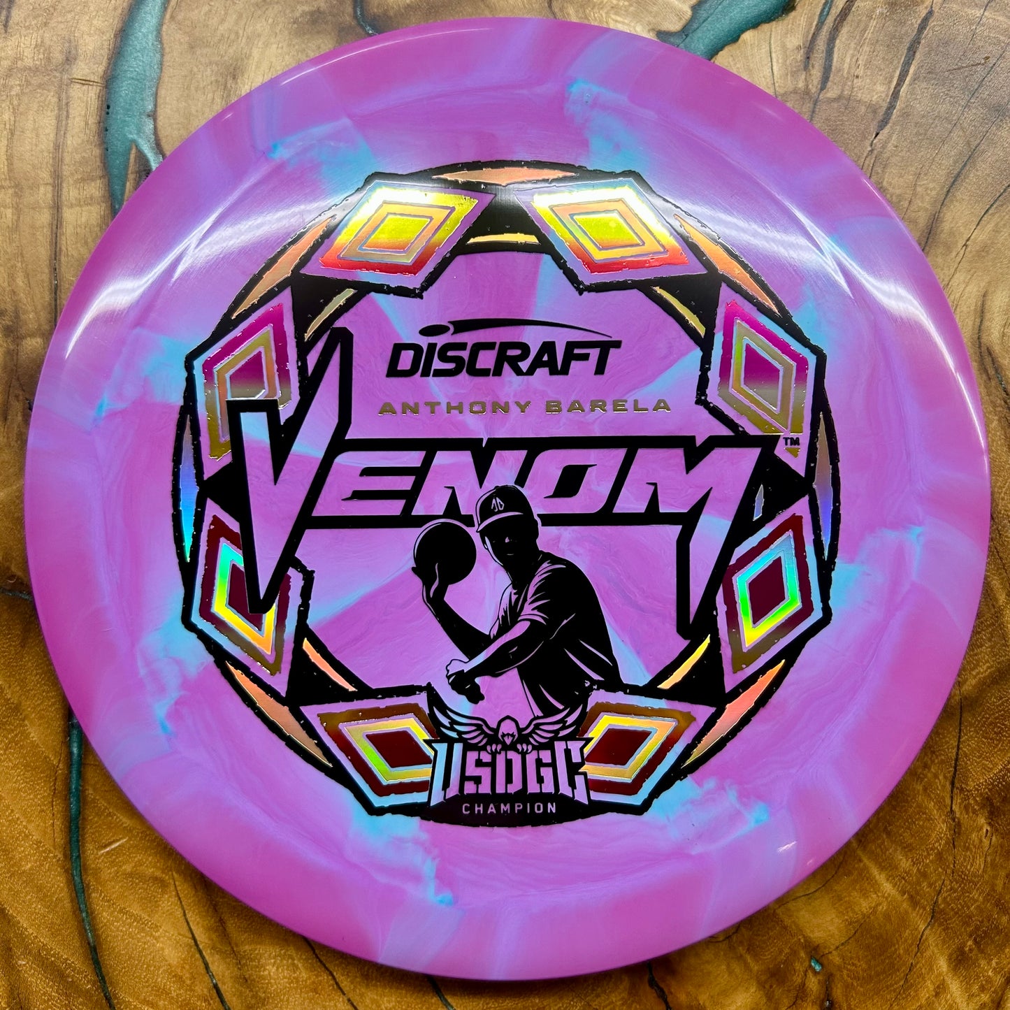 Discraft ESP Swirl Venom - Anthony Barela 2025 USDGC Edition