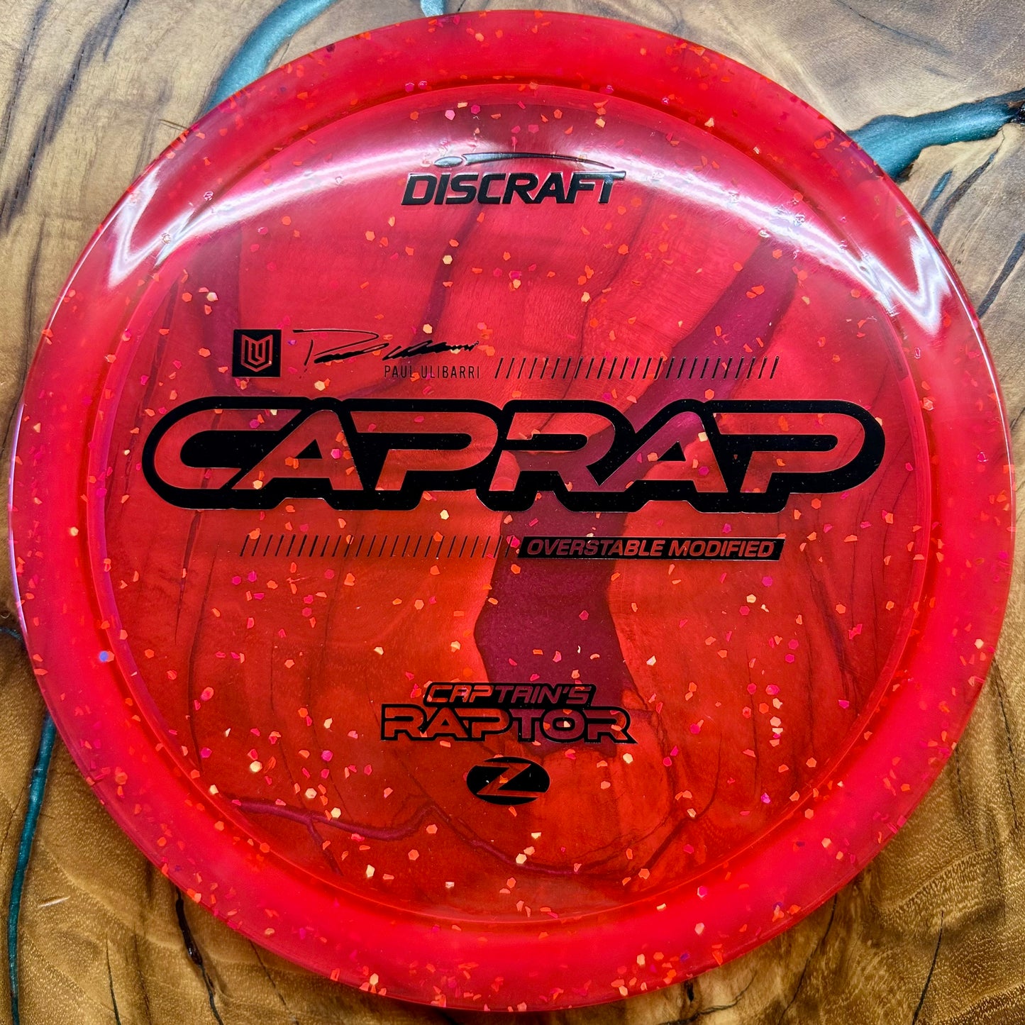 Discraft Ulibarri 2026 Z Confetti Captains Raptor