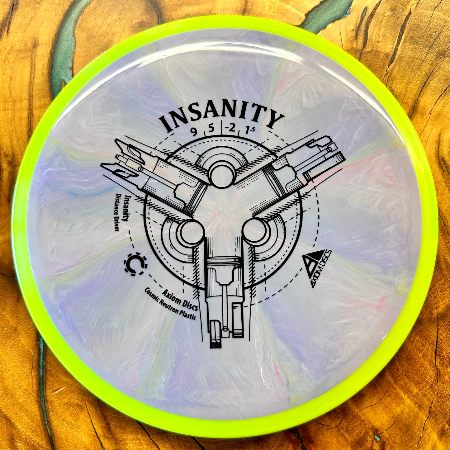 Axiom Discs Cosmic Neutron Insanity
