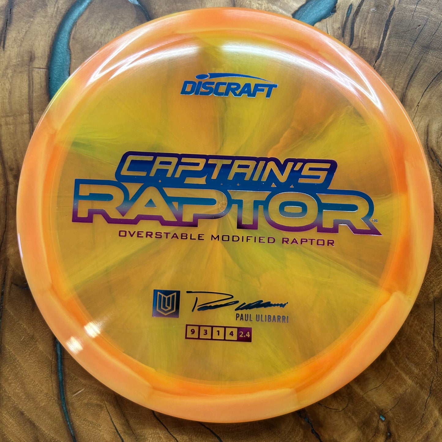 Discraft Ulibarri 2025 Z Swirl Captains Raptor