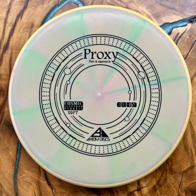 Axiom Discs Cosmic Electron Soft Proxy
