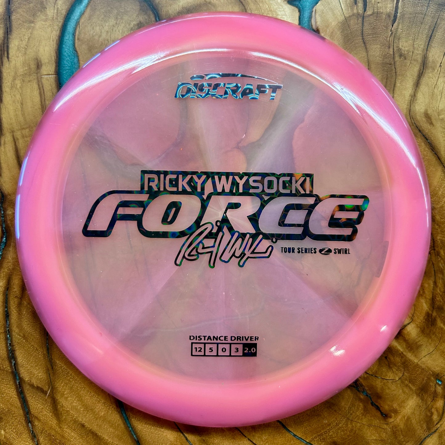 Discraft Z Swirl Force - 2025 Ricky Wysocki Tour Series