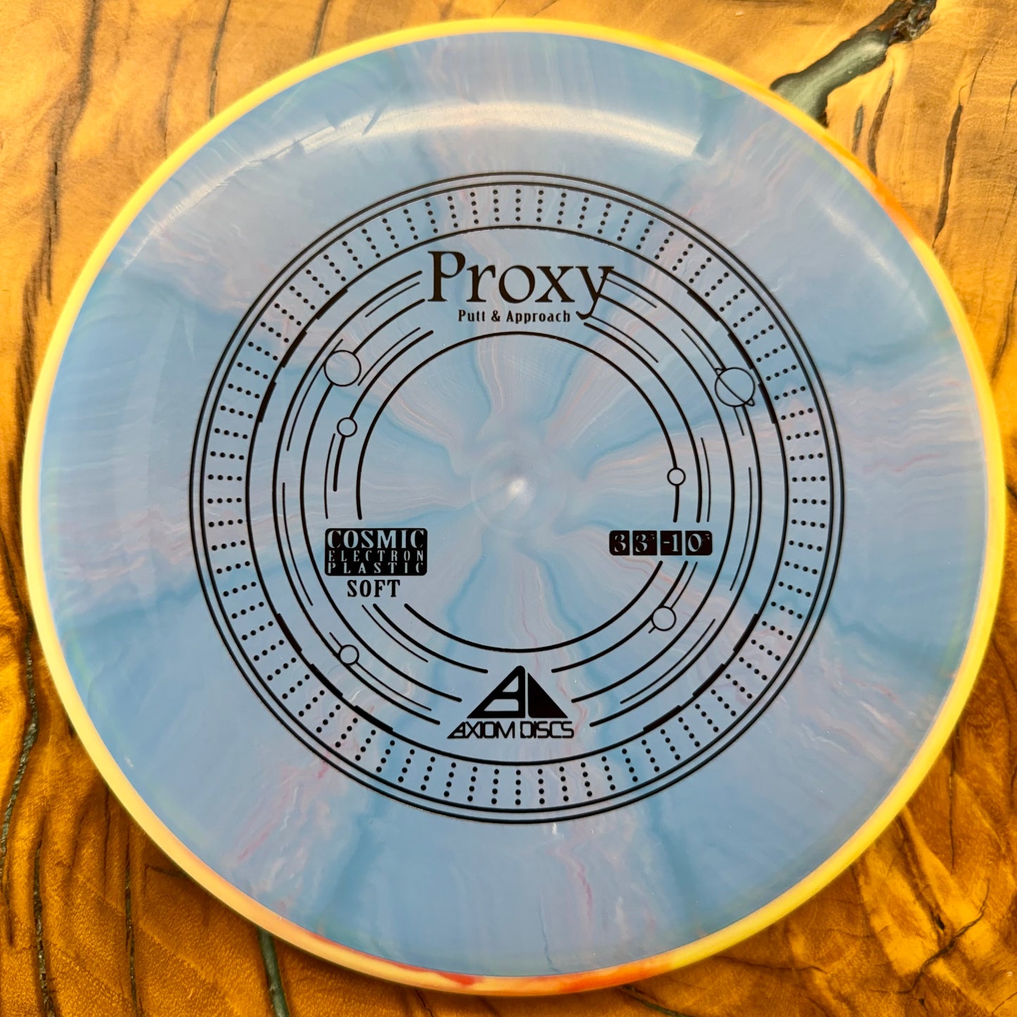 Axiom Discs Cosmic Electron Soft Proxy