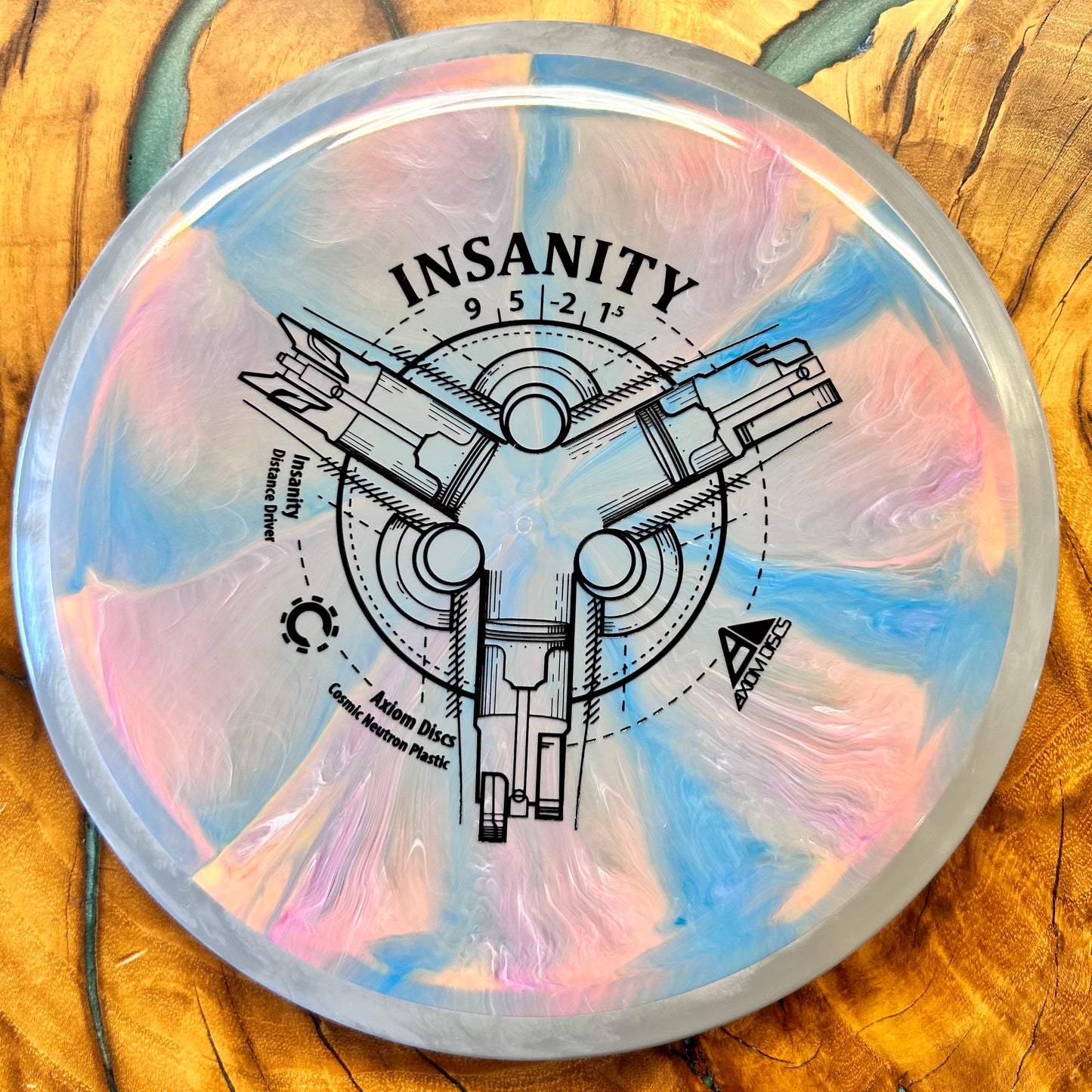 Axiom Discs Cosmic Neutron Insanity
