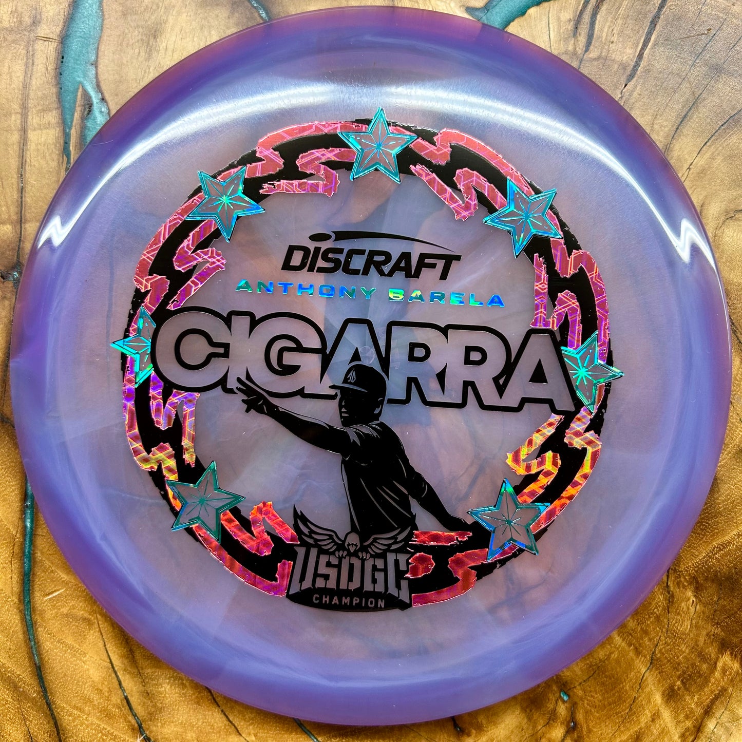 Discraft Z Swirl Cigarra - Anthony Barela 2025 USDGC Edition