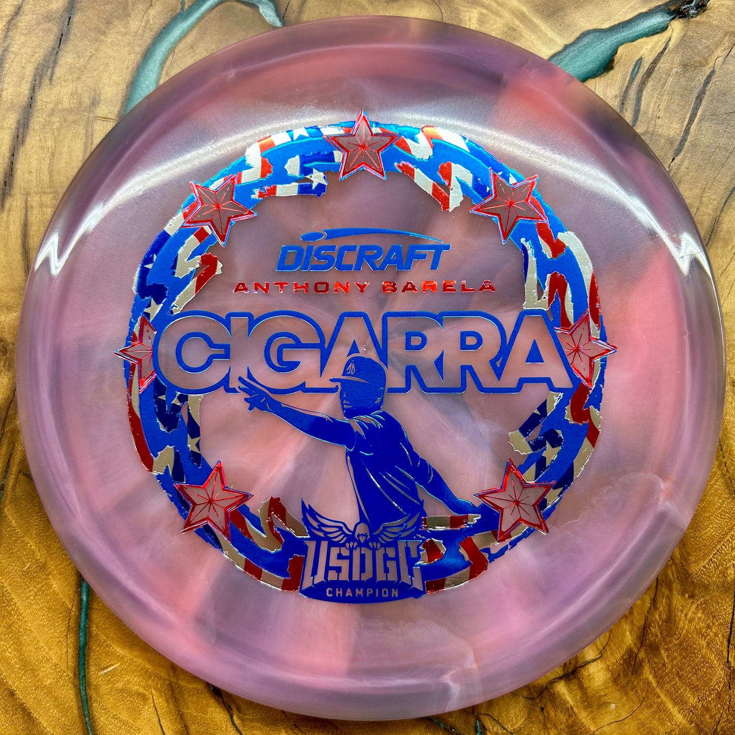 Discraft Z Swirl Cigarra - Anthony Barela 2025 USDGC Edition