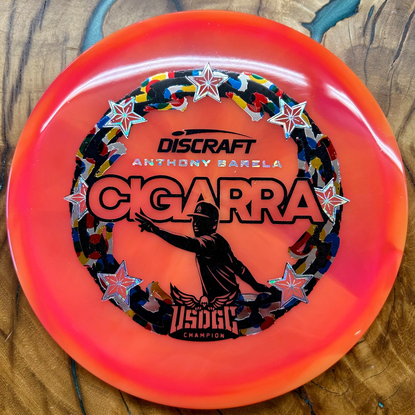 Discraft Z Swirl Cigarra - Anthony Barela 2025 USDGC Edition