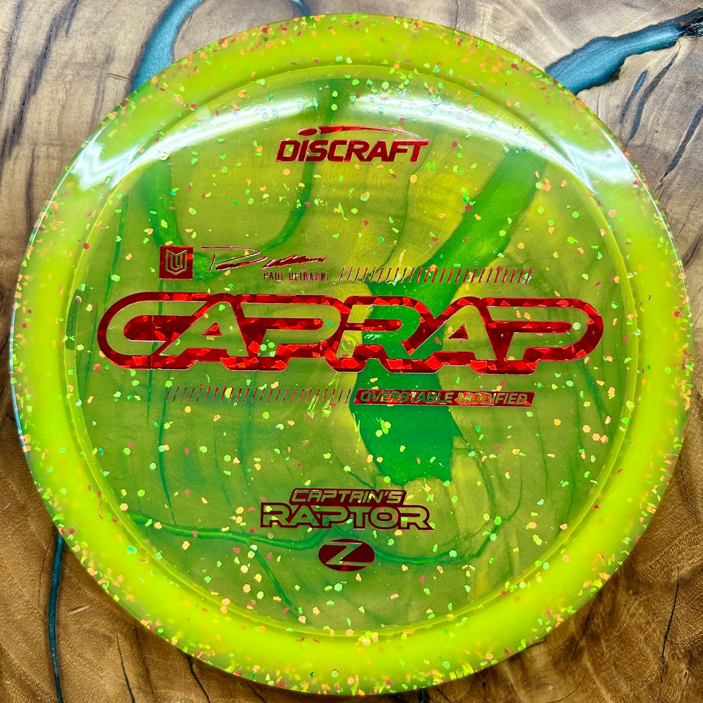 Discraft Ulibarri 2026 Z Confetti Captains Raptor
