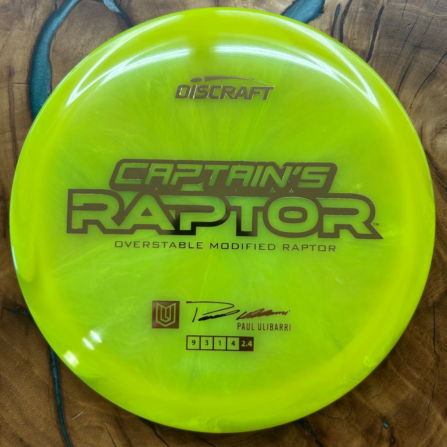 Discraft Ulibarri 2025 Z Swirl Captains Raptor