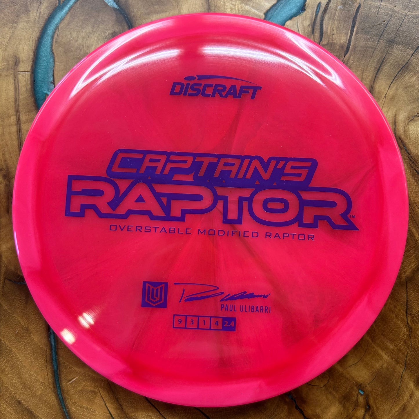 Discraft Ulibarri 2025 Z Swirl Captains Raptor